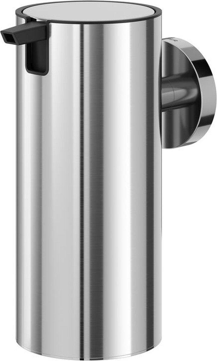 Coram tiger boston - zeepdispenser wandmontage 240 ml - zonder boren - boren of lijmen - rvs gepolijst