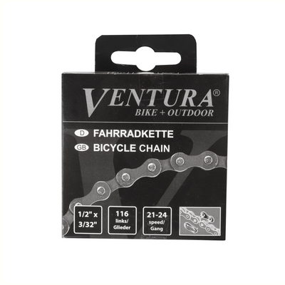 Ventura Ketting 8 speed, 1 2x3 32 116L grijs bruin (hangverpakking)