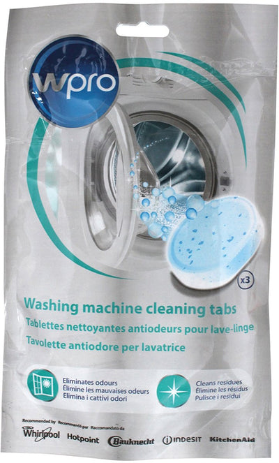 Wpro wasmachine reinigingstabletten 3 stuks