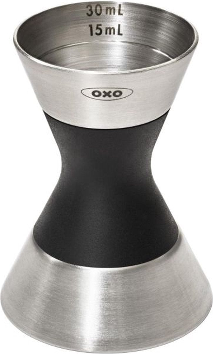 Oxo - jigger - steel - tweezijdig