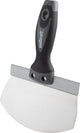 Wolfcraft - troffel rond - kuipspatel rvs - emmer specie stuc kuip spatel - 4034000