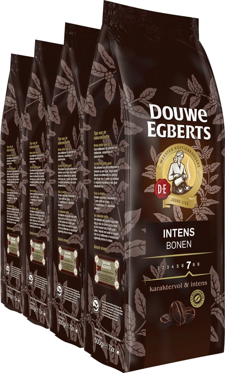 Douwe egberts intens koffiebonen - 4 x 500 gram