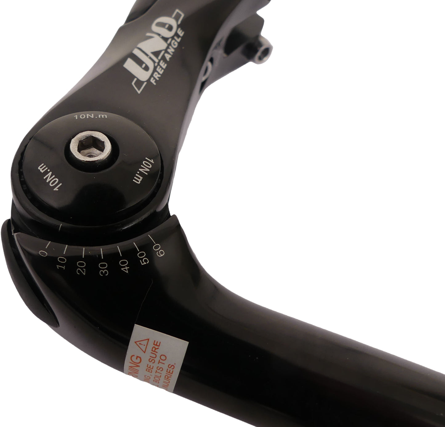 stuurpen verstelbaar 110mm x 22.2mm, Zwart