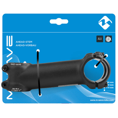 Zoom a-head stuurpen 28,6 110 31,8 mm - zwart