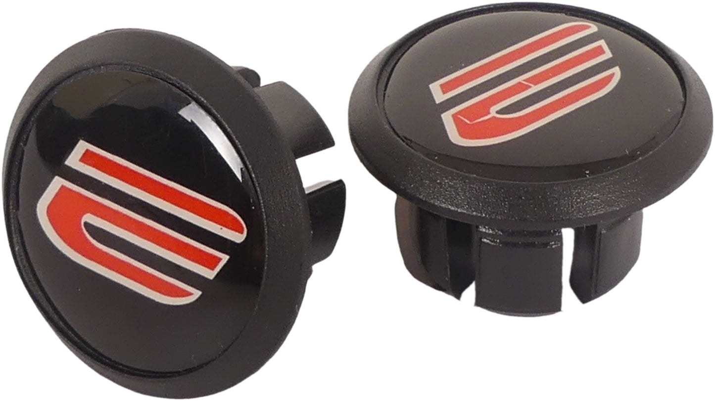 Edge Stuurlint carbon zilvergrijs (2 stuks in een doos)