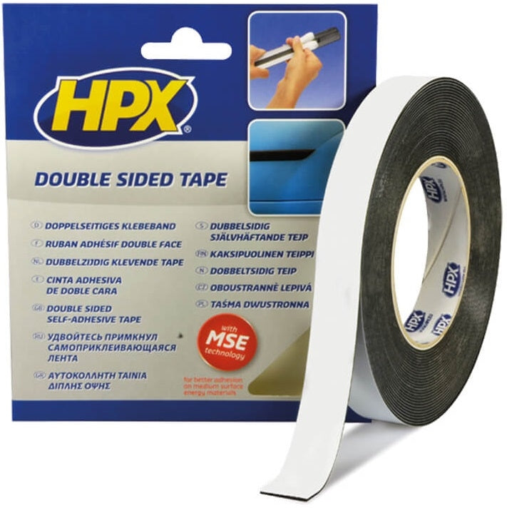 Hpx dubbelzijdige tape - 12 mm x 10 meter