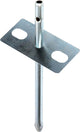 Bo-camp - windschermharing - met plaat - 30 cm - 4 stuks