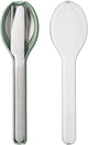 Mepal - ellipse bestekset 3-delig - mes. vork en lepel - rvs - nordic sage