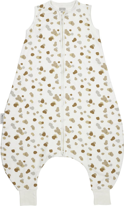 Meyco baby stains baby zomer slaapoverall jumper - sand - 104cm - 0.5 tog
