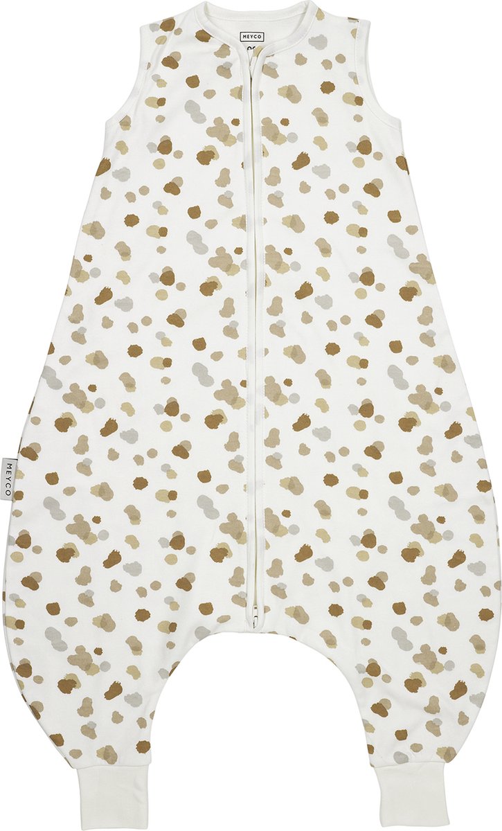 Meyco baby stains baby zomer slaapoverall jumper - sand - 104cm - 0.5 tog
