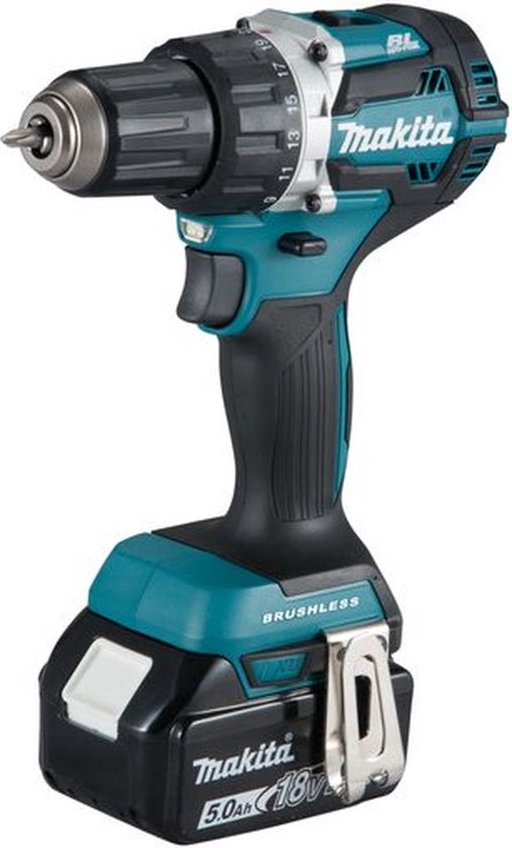Makita gereedschap - 18v accu-boorschroevendraaier, 1x accu 5,0 ah li-ion, zonder lader ddf484t1j