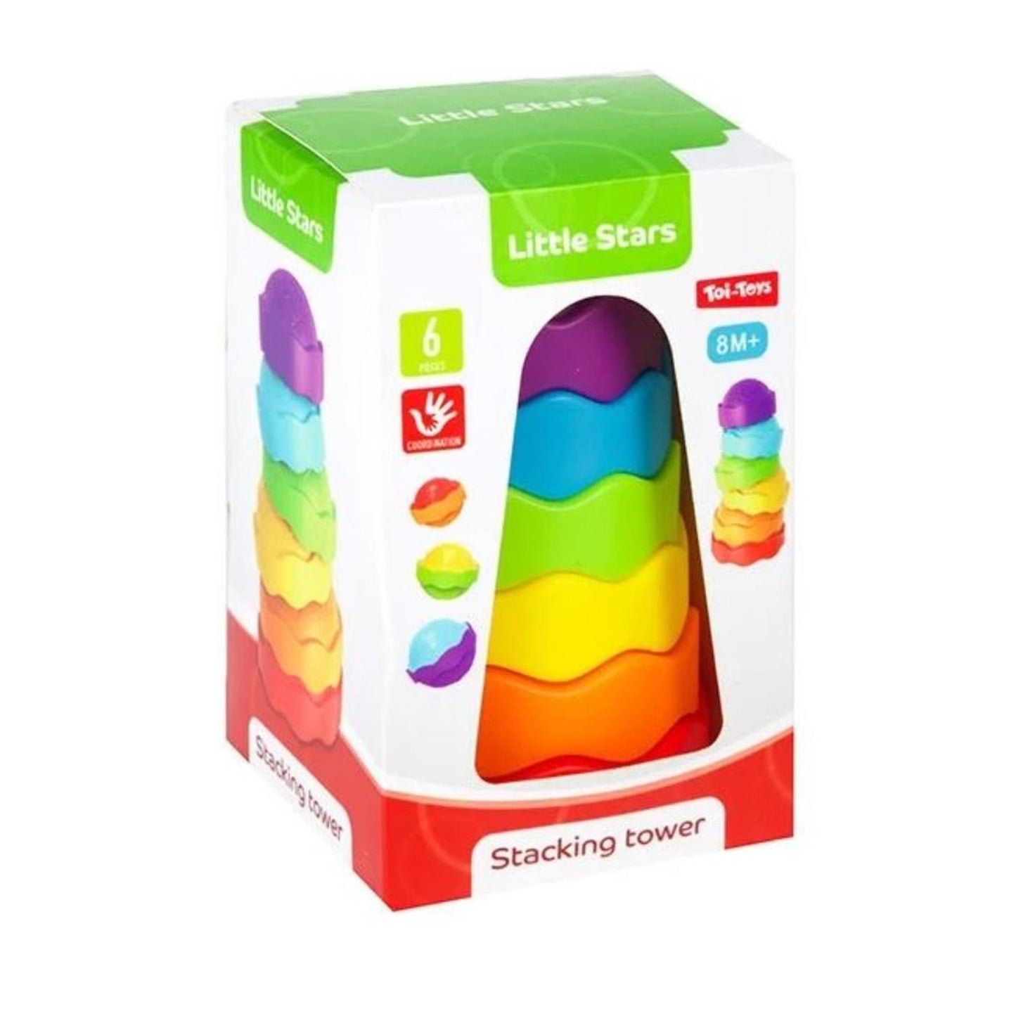 Toi-toys little stars stapeltoren cake 6-delig