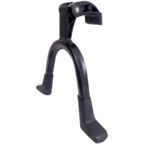 Edge middenstandaard 28 double 2-poot 30cm aluminium - zwart