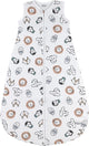 Meyco baby animal baby slaapzak rond gevoerd - multicolour - 86cm - 2.5 tog