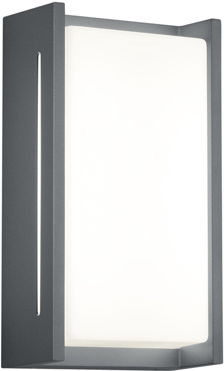 Trio indus - wandlamp - antraciet - incl. 2x smd 4 w - wandmontage - buitenverlichting - ip54