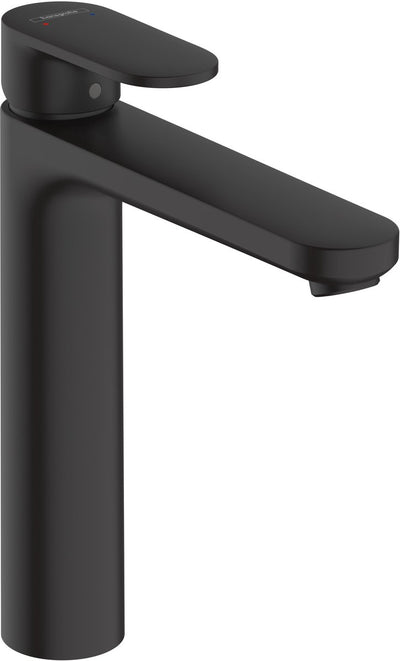 Hansgrohe vernis blend - wastafelmengkraan - ééngreeps bediening - zonder waste - 190mm maat - mat zwart