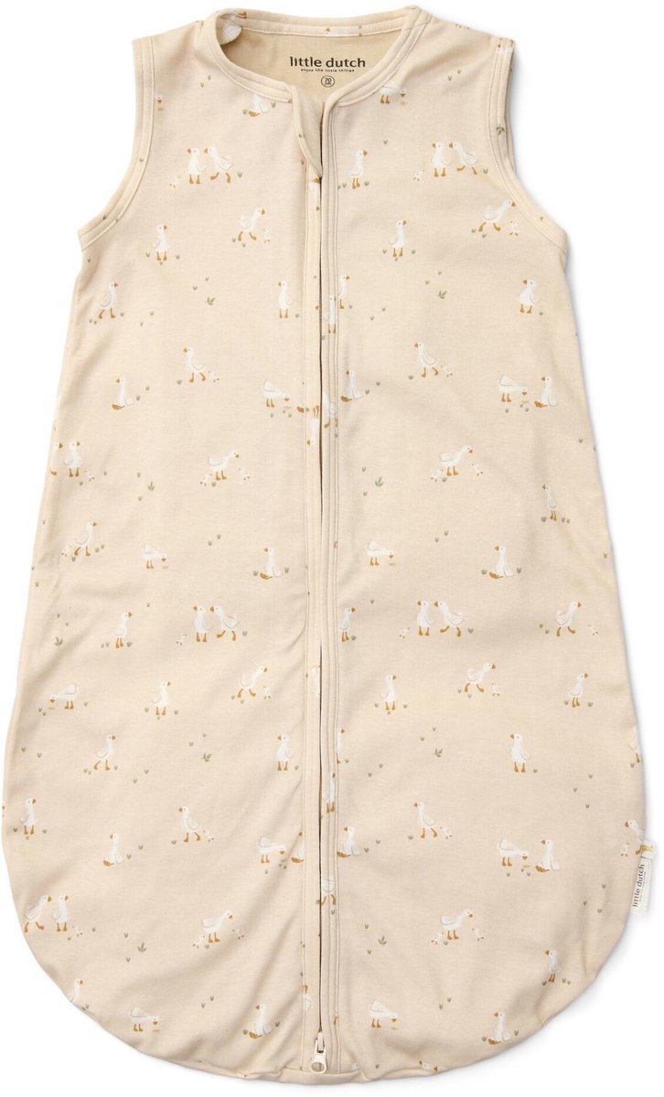 Little dutch slaapzak zomer – beige – maat 90 cm – newborn naturals – little goose