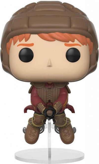 Funko : pop! harry potter ron on broom - #54 verzamelfiguur