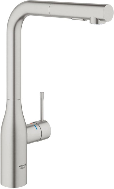 Grohe essence new keukenkraan - uittrekbare handdouche - rvs - 30270dc0