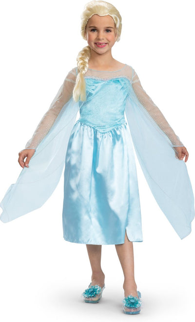 Disguise disney - frozen, elsa classic , maat xs (3t-4t jaar), meisjes