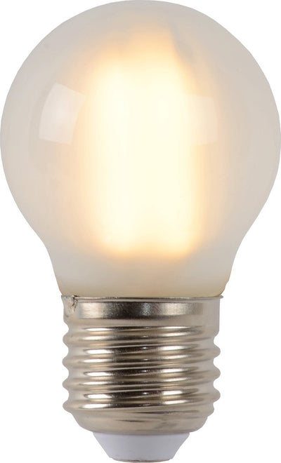 Lucide g45 - filament lamp - ø 4,5 cm - led dimbaar - e27 - 1x4w 2700k - mat