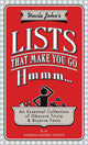 Uncle john's lists that make you go hmmm...