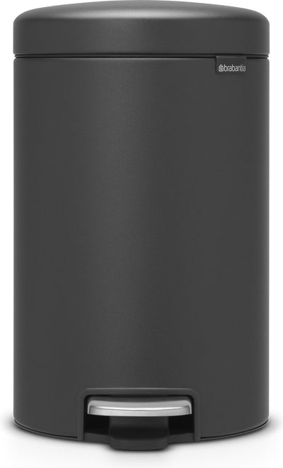 Brabantia newicon prullenbak - 12 liter - mineral infinite grey