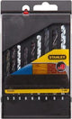 Stanley boorcassette metaal steen hout - 9 stuks