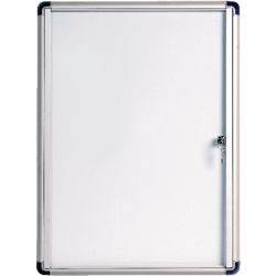 Vitrine bi.office magnetic wit, transpararant
