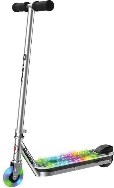 Razor color rave blast - elektrische step - grijs - lithium accu - led verlichting - opvouwbaar - tot 100 kg - vanaf 8 jaar
