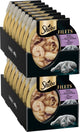 Sheba kattenvoer - filets - garnaal oceaanvis kip in saus - 16x60g