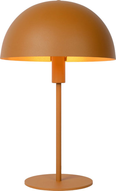 Lucide siemon - tafellamp - ø 25 cm - 1xe14 - okergeel