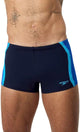 Speedo solid splice aquashort heren sportzwembroek - marine blauw
