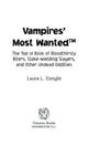 Vampires' most wanted