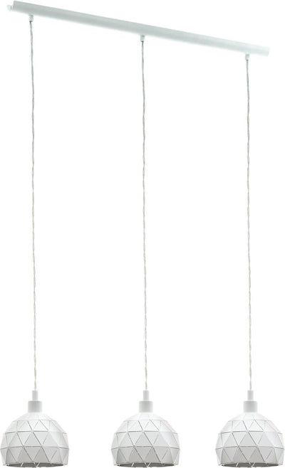 Eglo roccaforte hanglamp - e14 - 75 cm - wit