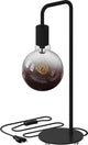Calex u-line tafellamp - industrieel - e27 fitting - zwart - excl. lichtbron