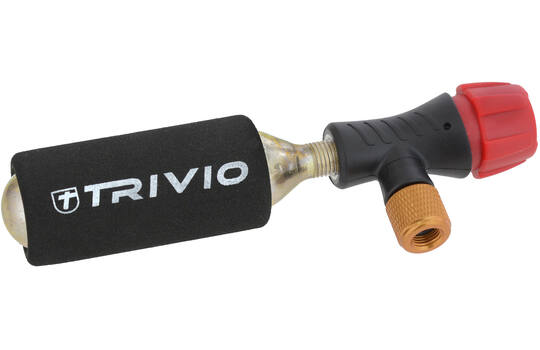 Trivio - co2 adapter + co2 patroon 16 gram + neoprene huls