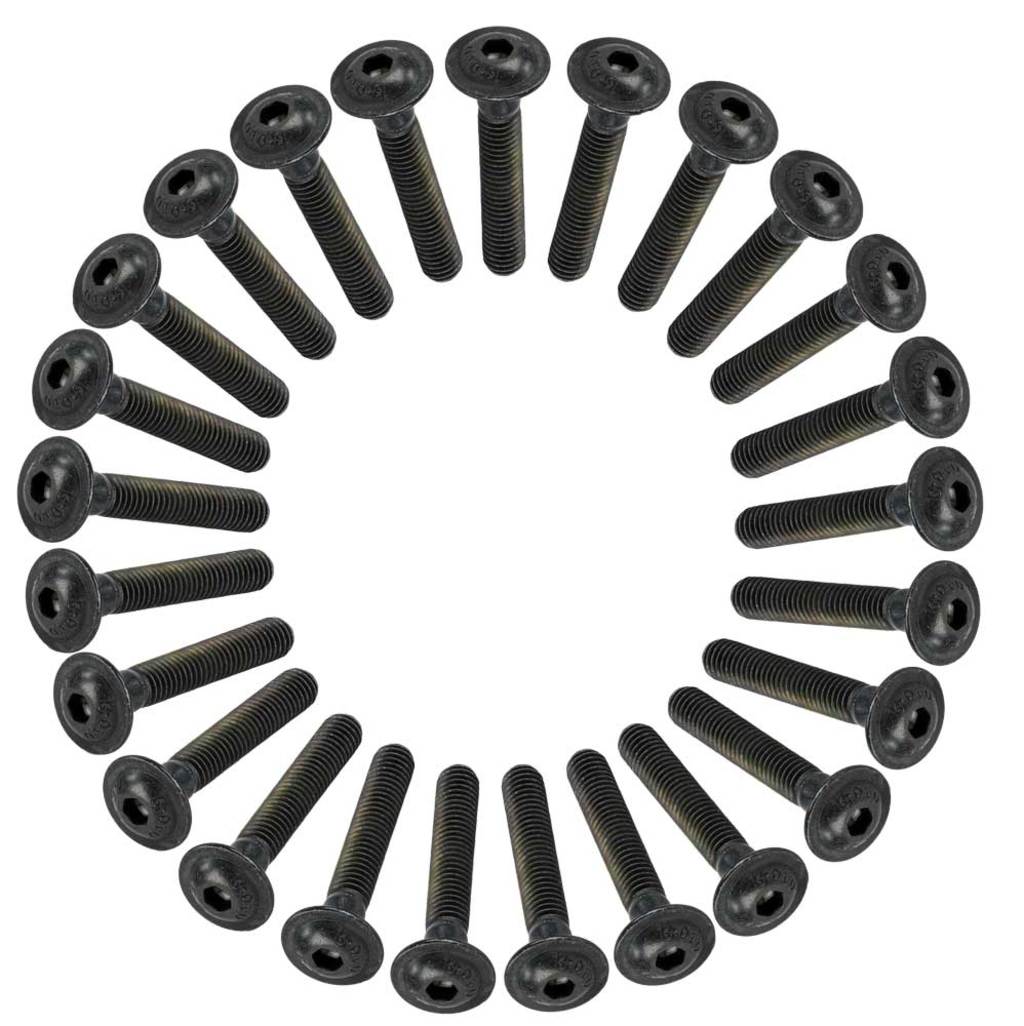 Bout m5x30 inbus iso7380-2 10.9 zinc zw ds a 25