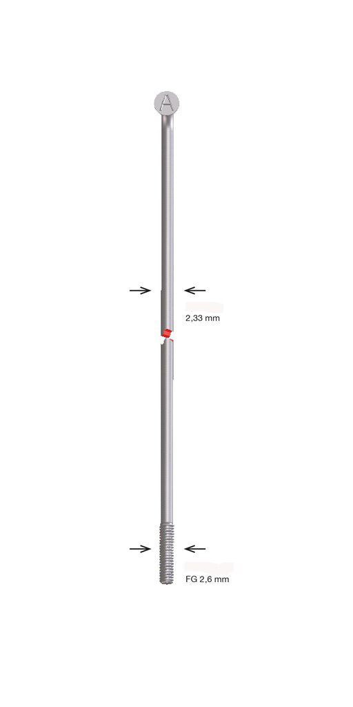 Spaken 185-13 Raggi ø2.33mm FG 2,6 - zink (144