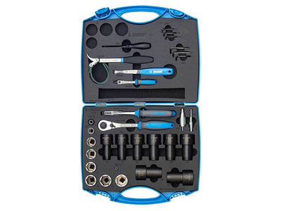 Unior grs set koffer verende voorvork