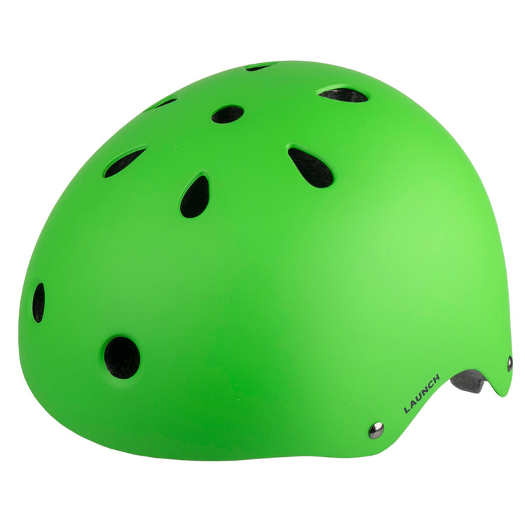M-wave launch matt green bmx helmet