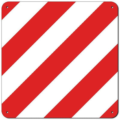 Ds hoesd star waarschuwingsbord 50x50