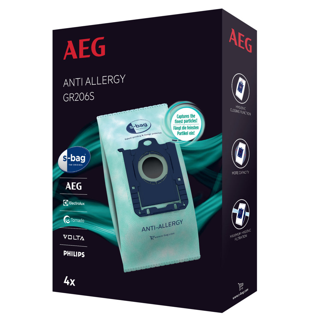 AEG AEG GR206s S-Bag Anti-Allergie Stofzuigerzakken 4 Stuks