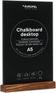 Europel krijtbord staand - tafelmodel – a5 - hout