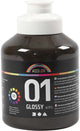 A-color glossy acrylverf, bruin, 01 - glossy, 500 ml