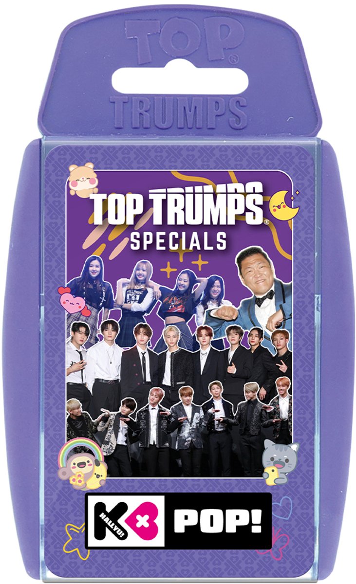 Winning moves top trumps - kaartspel special - k pop engels