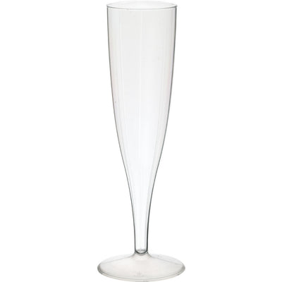 Duni crystallo champagneglazen 13.5 cl 10 stuks transparant