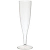 Duni crystallo champagneglazen 13.5 cl 10 stuks transparant
