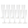 Duni crystallo champagneglazen 13.5 cl 10 stuks transparant