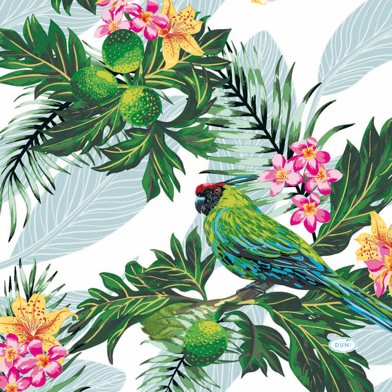 Duni tissue servet 33x33 cm fruity jungle 3-laags